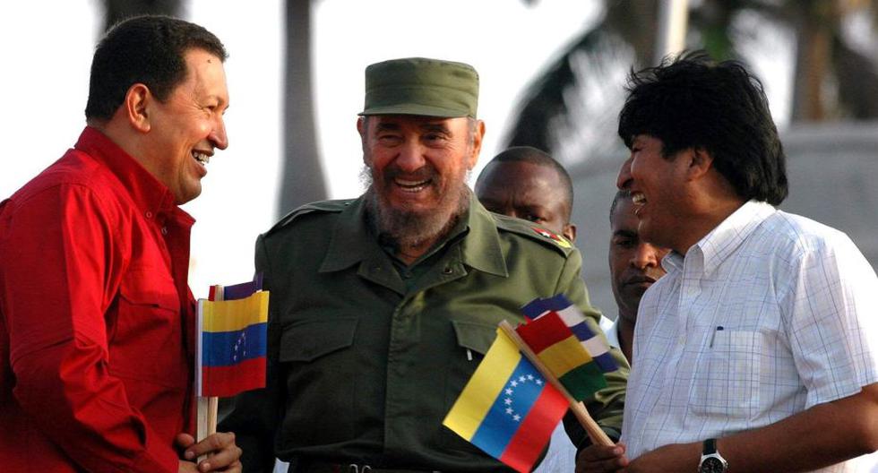 El gobernante boliviano Evo Morales no dud&oacute; en calificar a Fidel Castro de &quot;abuelo sabio&quot; y destac&oacute; su enfrentamiento al &quot;imperialismo&quot;. (Foto: EFE)