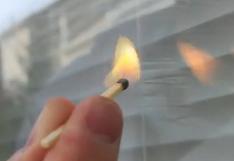 Video te muestra truco para encender un fósforo con la ventana