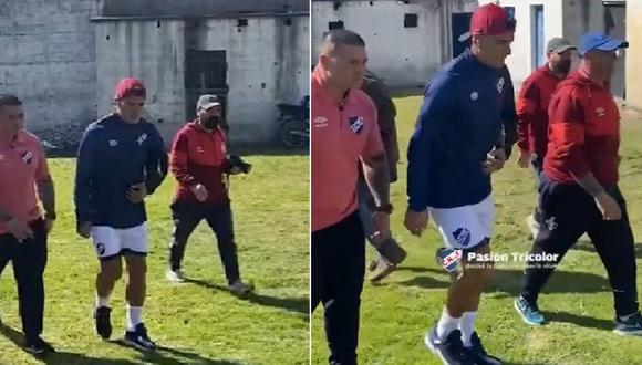 Luis Suárez disputó su 4to partido con camiseta de Nacional de Montevideo.