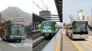 Paro de transportistas: Metropolitano, Metro de Lima y Corredores funcionarán con normalidad este lunes