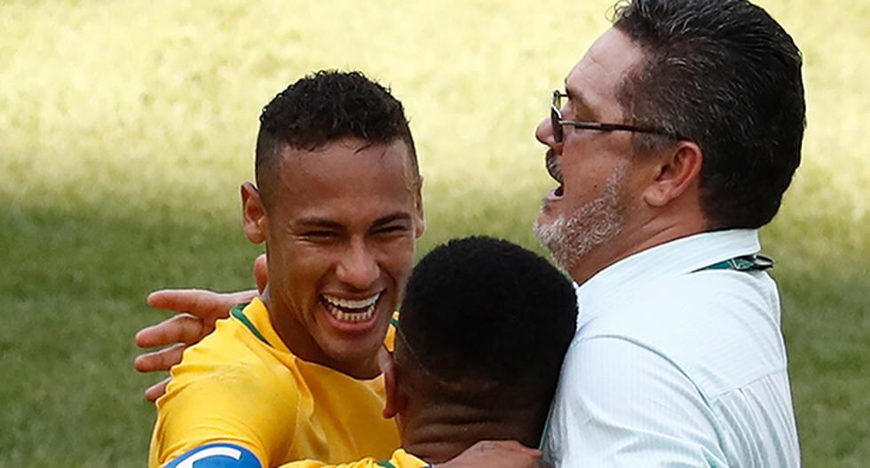 Rogerio Micale satisfecho por el rendimiento que ha venido mostrando Neymar en Río 2016 (Foto: AFP)