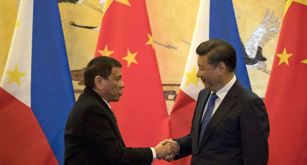 Rodrigo Duterte y Xi Jinping. (Foto: EFE)