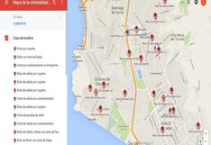 Lima Sur: este es el mapa de la criminalidad por robo en flagrancia