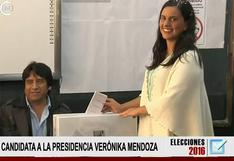 Mendoza votó y recibirá flash electoral de elecciones en el Cusco