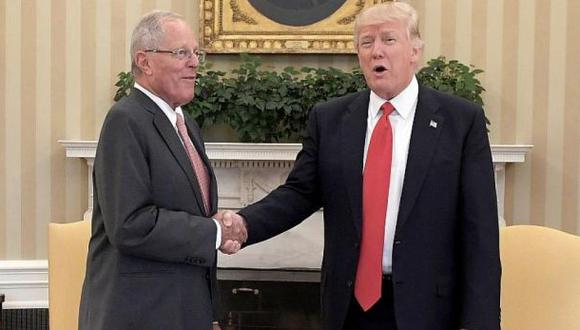 Mandatarios de Perú y Estados Unidos conversaron esta tarde. (Foto: Reuters)