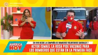 Ismael La Rosa pide se priorice vacunación a los bomberos: “Tenemos varios fallecidos y varios en UCI” | VIDEO 