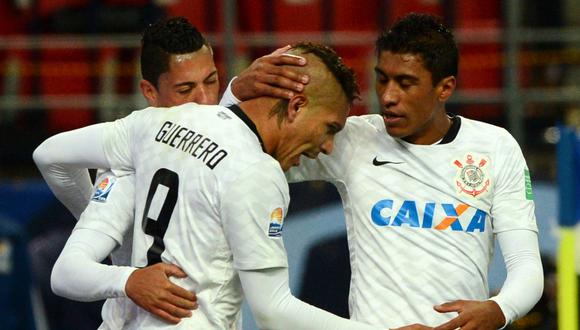 Paulinho consiguió el Mundial de Clubes con Corinthians ante el poderoso Chelsea. En dicho encuentro realizó la jugada que terminó en el gol de Paolo Guerrero. (Foto: AFP)