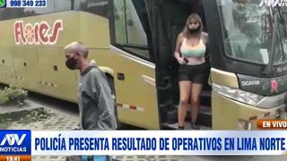 Ancón: policía interviene un bus con más de 50 extranjeros que ingresaron de manera ilegal al país