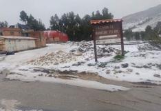 Áncash: reportan viviendas dañadas por fuerte granizada en Cátac