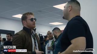 Andy Ruiz vs. Anthony Joshua: Canelo viajó hasta Arabia Saudita para apoyar al mexicano | VIDEO