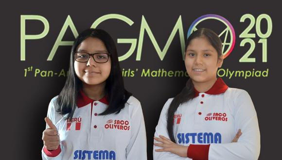 Angie Alcántara Castillo, de 15 años, y Valeria Pareja Soto, de 14 años, lograron las medallas de oro.