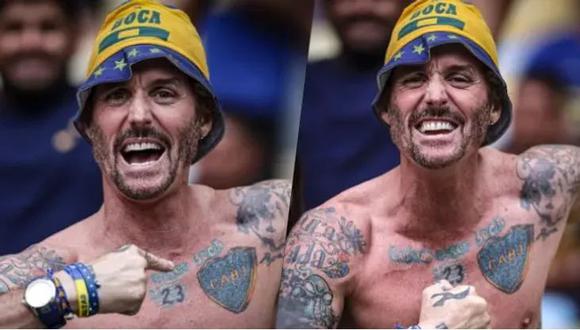 Ya retirado de la competencia profesional, el popular ‘loco’ fue visto en la tribuna de La 12, barra principal del club Boca Juniors.