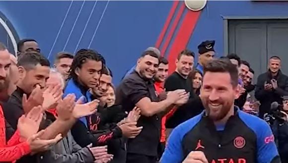 Lionel Messi volvió a los entrenamientos con PSG tras unos días libres en su país.