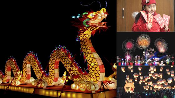 Tradicional fiesta China, el Año nuevo Chino, Año del Dragon,