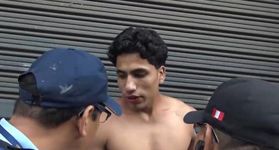 Lima. Policía Nacional libera a ladrón que golpeó a joven para robarle su celular, por falta de acusación fiscal. (Foto: Municipalidad de Lima)