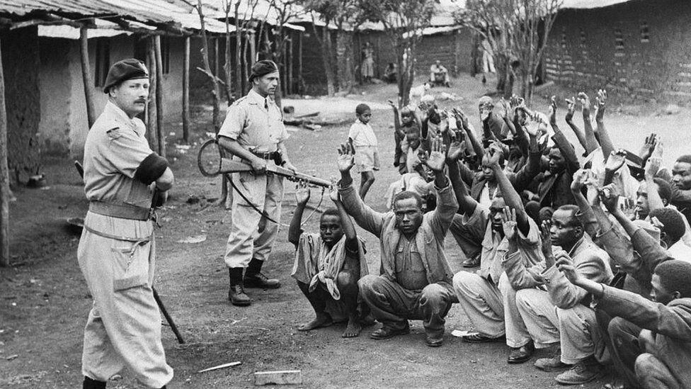 The marriage coincided with one of the uprisings that would eventually lead to Kenya's independence and exacerbated racial differences.  (GET IMAGES).