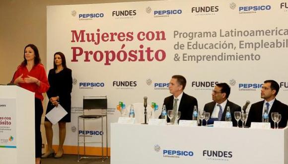 PepsiCo financiará con US$100 millones el programa ‘Mujeres con Propósito’ a lo largo de ocho años.