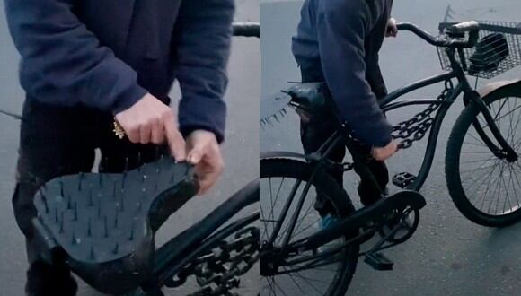 El increíble sistema antirrobo que un hombre le puso a su bicicleta: “no  domina al mundo porque no quiere”, VIRALES