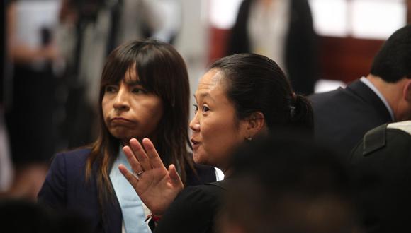 La abogada de Keiko Fujimori, Giulliana Loza, visitó a su defendida en el Penal Anexo de Mujeres en Chorrillos. (Foto: GEC)