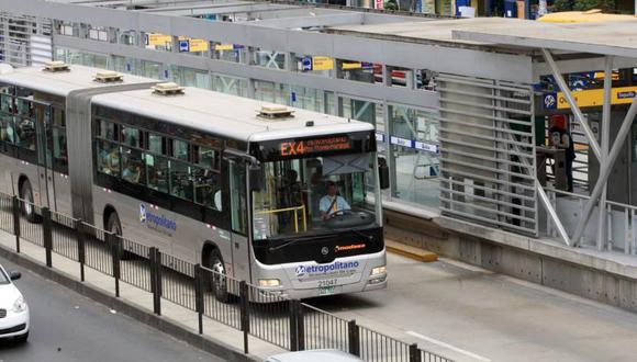 Nuevo servicio del Metropolitano por Navidad. (Foto: Andina)