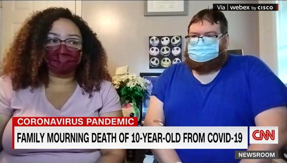 Padres de Teresa declaran a CNN sobre el extraño fallecimiento de su hija por COVID-19. (Foto: captura video cnnespanol.cnn.com)