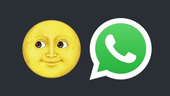 Te quedarás consternado al conocer el real significado de la luna amarilla sonriente de WhatsApp. (Foto: Emojipedia)