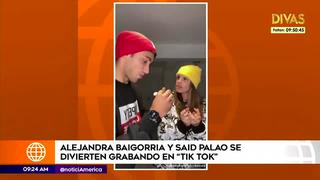 Alejandra Baigorria y Said Palao hacen divertida parodia en TikTok