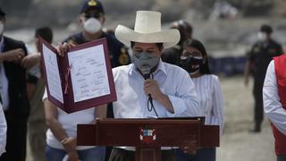 Pedro Castillo firmó decreto que declara de interés nacional la emergencia climática 