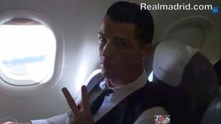Imperdible: el viaje de CR7 y Zidane en el avión rumbo a Lisboa