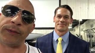 Vin Diesel confirma a John Cena como nuevo integrante de "Rápidos y Furiosos"
