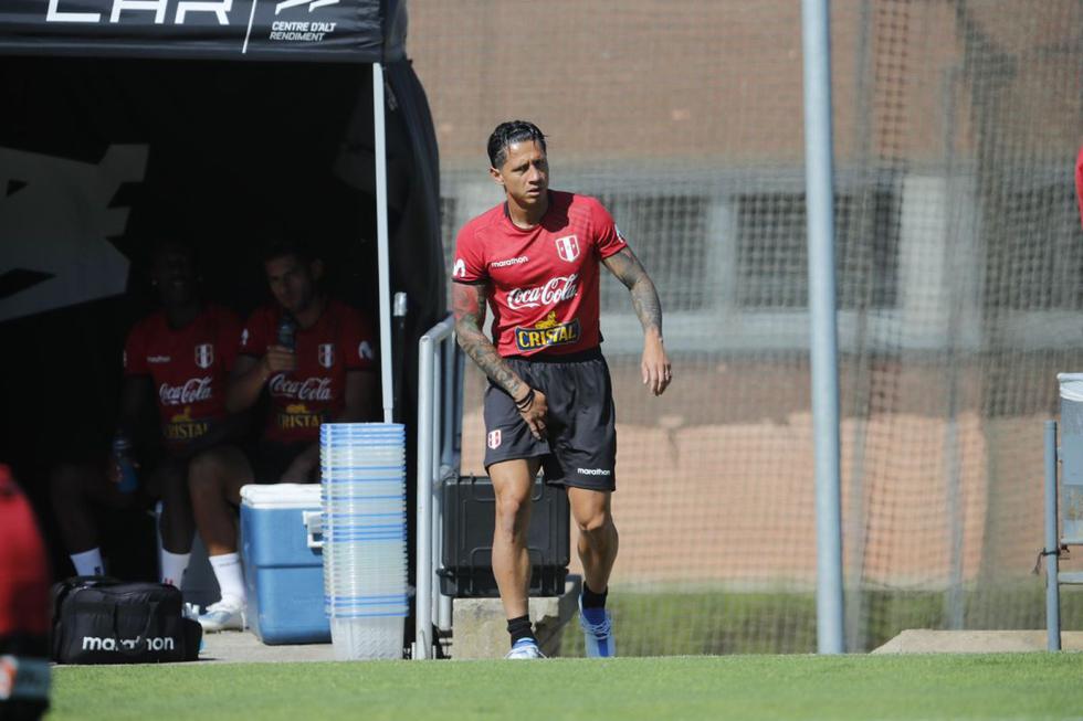 La selección peruana sumó su penúltimo día de entrenamiento en Barcelona. (Foto: Daniel Apuy / @photo.gec)