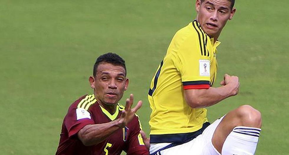 James Rodríguez llega lesionado al Venezuela vs Colombia, pero podría ingresar. (Foto: Getty Images) 