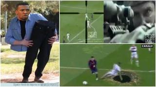 Boateng: videos graciosos y memes de su caída ante Lionel Messi