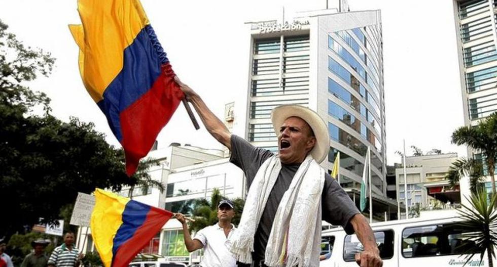 Agricultores colombianos iniciaron jornada de protesta (Foto: EFE / Referencial)