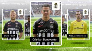 Benavente compite por ser jugador del mes en Sporting Charleroi