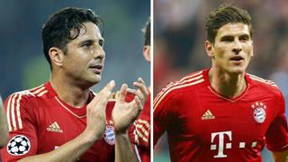 Debate en Alemania: Claudio Pizarro o Mario Gomez ¿Quién debe ser el ‘9’ ante Barcelona?