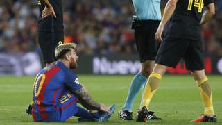 Lionel Messi estará tres semanas de baja y no estará ante Perú