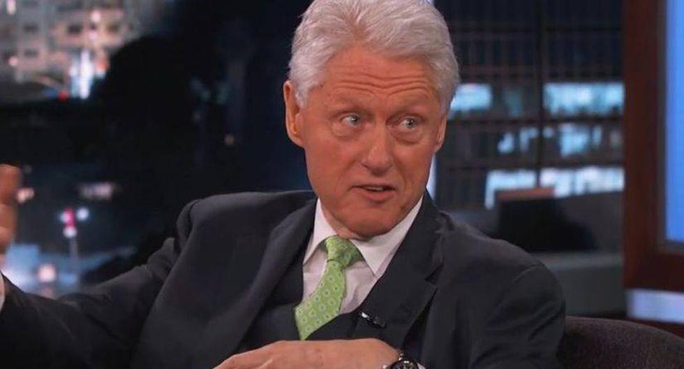 Clinton se presentó ayer en el programa Jimmy Kimmel Live (Foto: ABC)