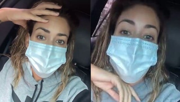Tilsa Lozano denuncia que no la quisieron atender en una conocida clínica local. (Foto: Captura de video)