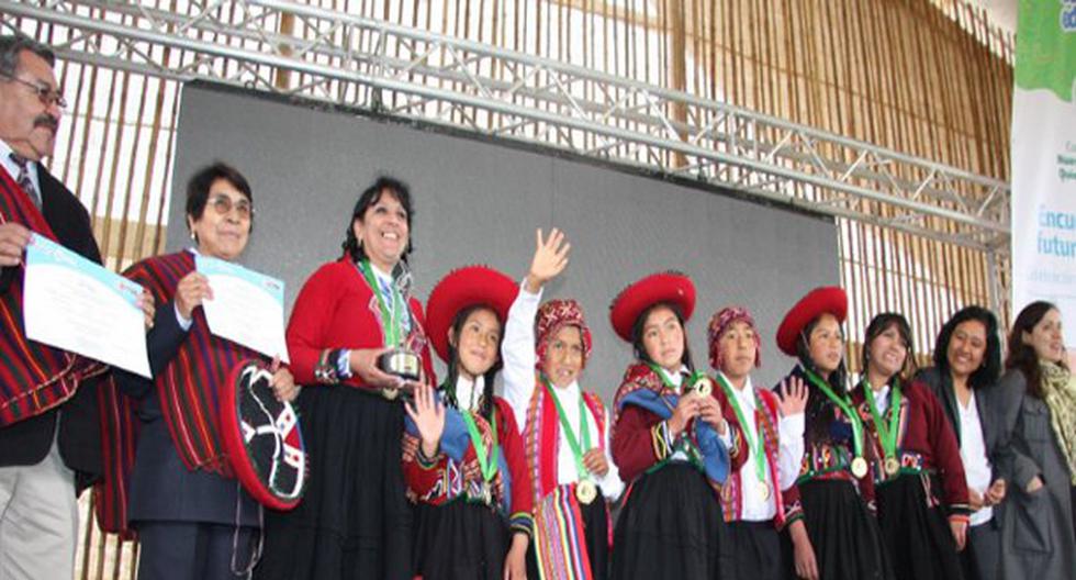 Minedu premió a colegios de todo el Perú. (Foto: Andina)
