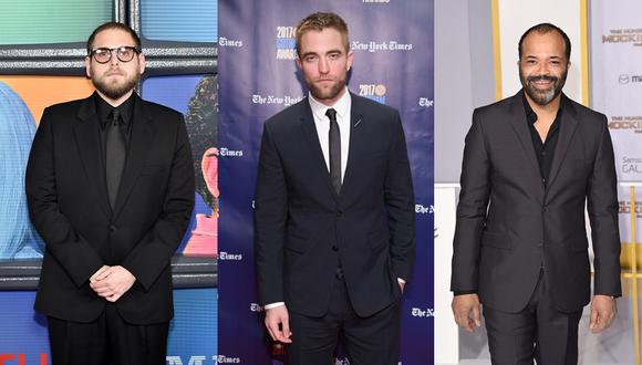 Jonah Hill, Jeffrey Wright y Robert Pattinson. (Foto: Agencia)