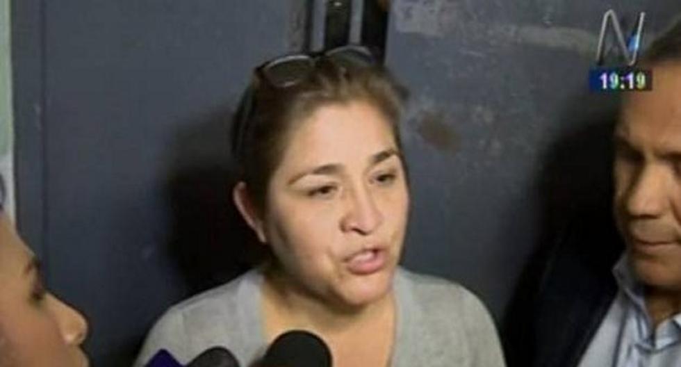 Nancy Obregón fue liberada. (Foto: Captura)