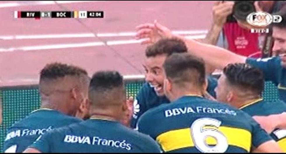 Boca Juniors abrió la cuenta ante River Plate con golazo de Edwin Cardona. (Video: Fox Sports 2 - YouTube)