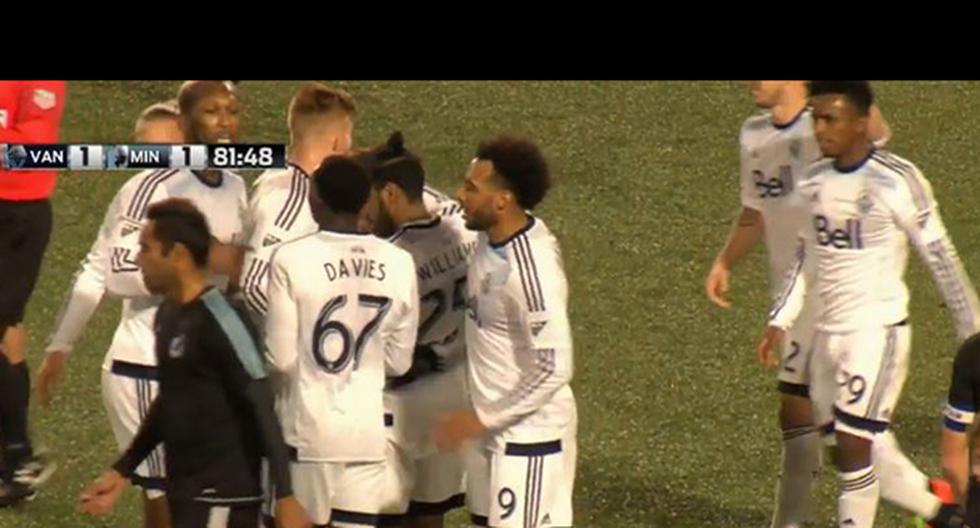 Yordy Reyna debutó con el Vancouver Whitecaps. (Foto: captura)