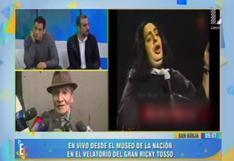 Ricky Tosso: primer actor nacional, Carlos Gassols, elogió su humor popular
