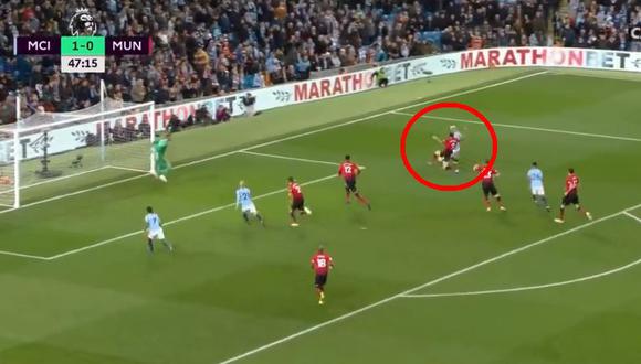 Manchester City vs. Manchester United EN VIVO: argentino Sergio Agüero anotó golazo para el 2-0 en el Etihad. (Video: YouTube/Foto: Captura de pantalla)