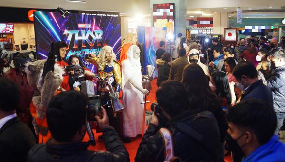 Así se vivió el Avant Premiere de Thor: Love and Thunder en Lima. (Foto: Luis Pino)