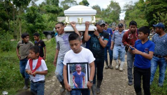 La guatemalteca de 7 años Jakelin Caal falleció el pasado mes de diciembre bajo custodia de la autoridad fronteriza de EE.UU. Foto: GETTY IMAGES, vía BBC Mundo