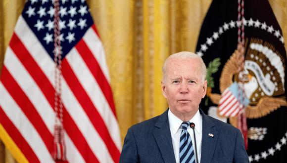 Joe Biden acusa a China de retener “información crucial” sobre el origen del COVID-19. (EFE/EPA/Stefani Reynolds).