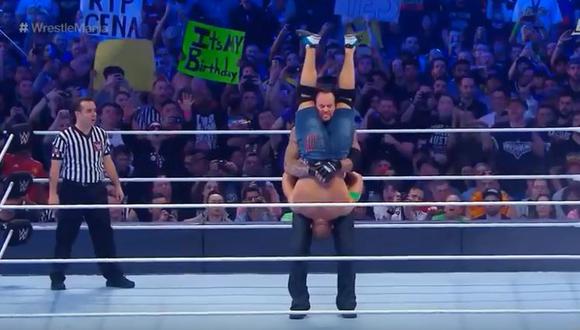 The Undertaker, luego de muchas dudas sobre su presencia en Wrestlemania, finalmente apareció y venció a John Cena con mucha autoridad. (Foto: WWE)